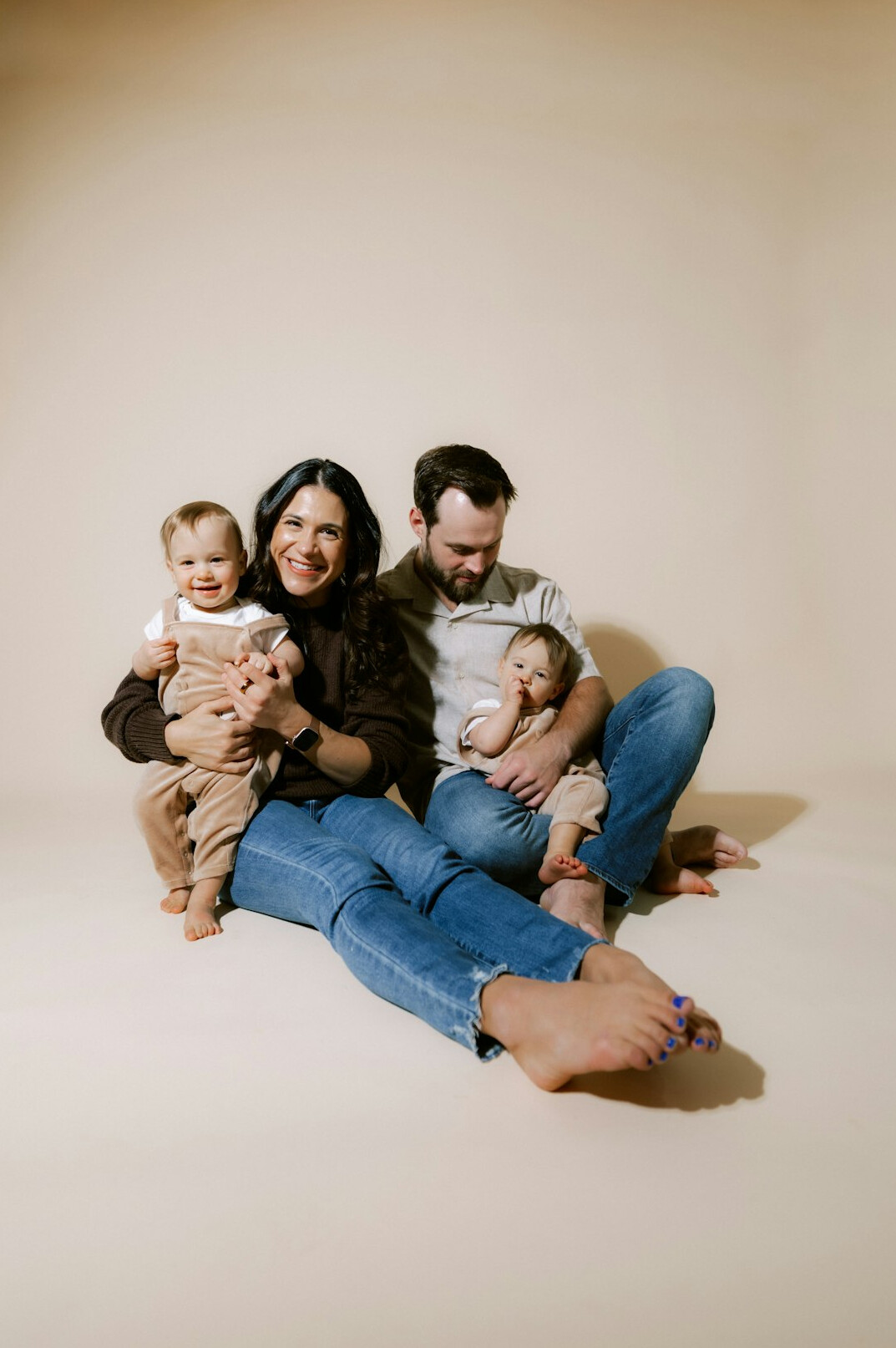 young family with children