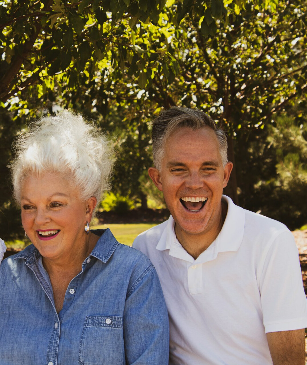 elderly couple enjoying life